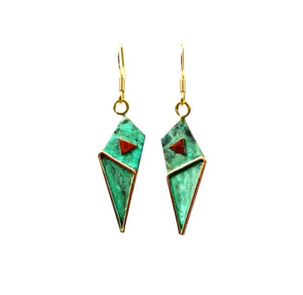 Polygonal earrings