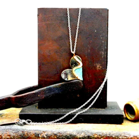 metal heart pendant