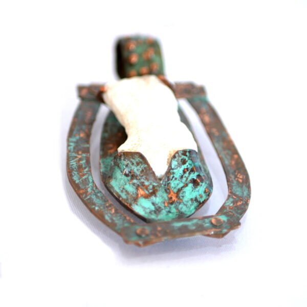 white coral pendant