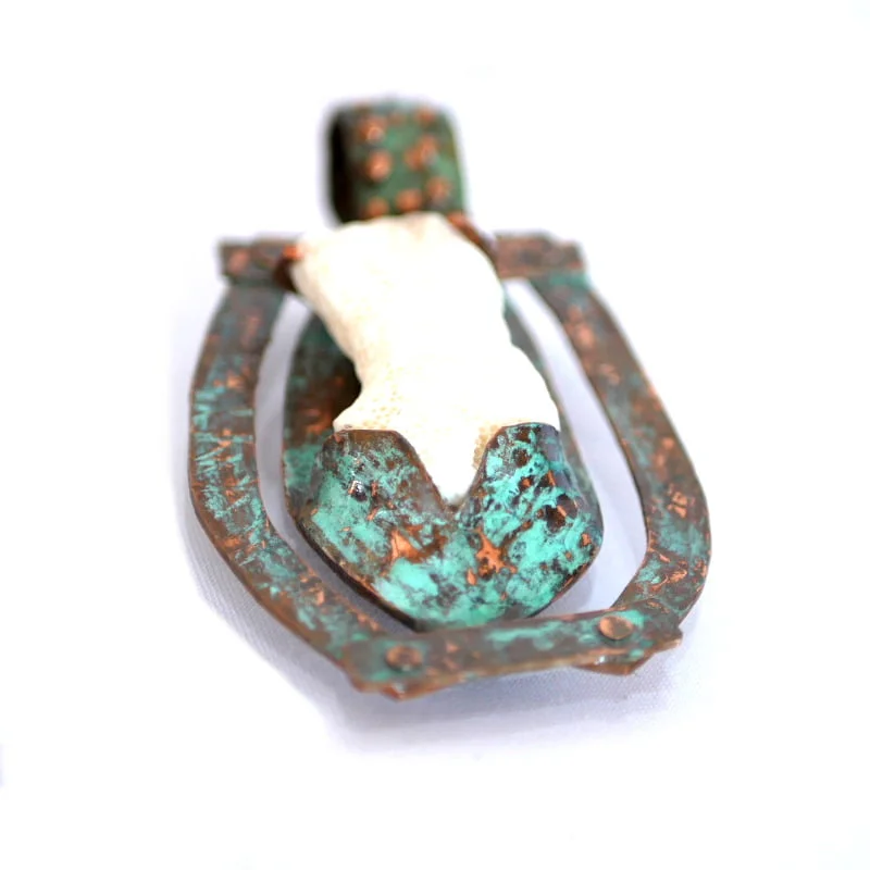 white coral pendant