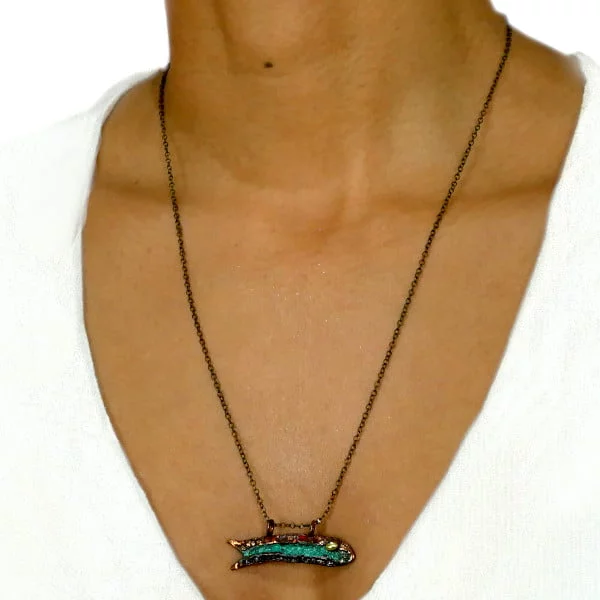 women's fish necklace