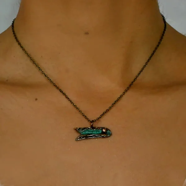 women's fish necklace