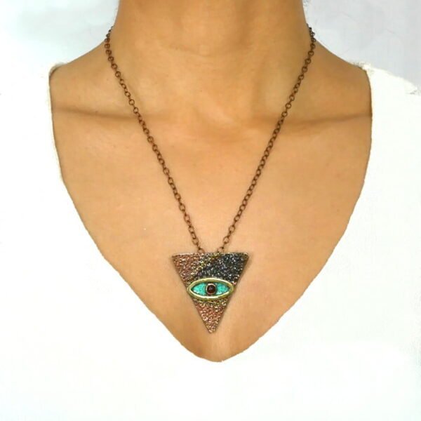 TRIANGLE EYE PENDANT 1.