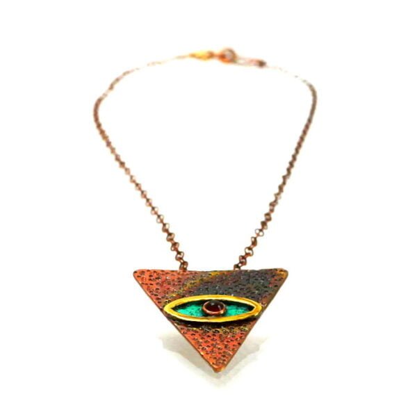 TRIANGLE EYE PENDANT 1.