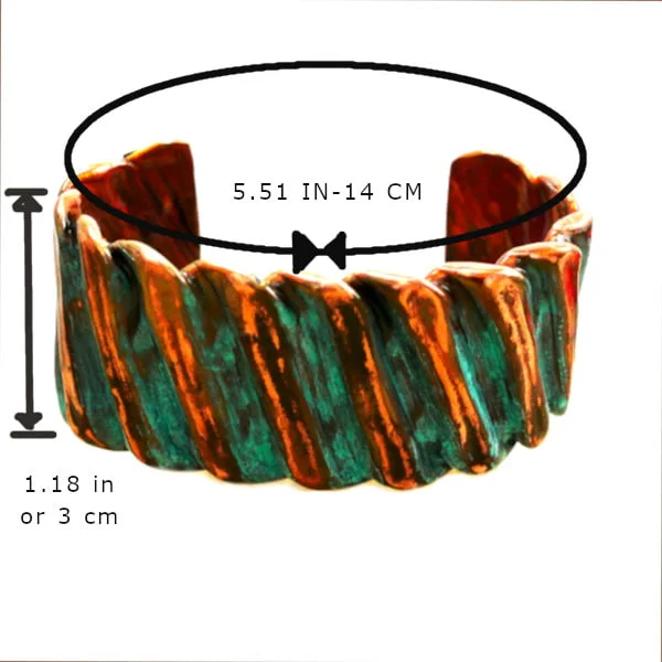 Upcycled copper Bracelet