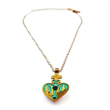 sacred heart pendant necklace